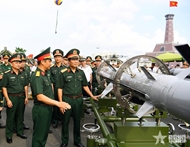Defense leader highly appreciates professional organization at MND’s display areas